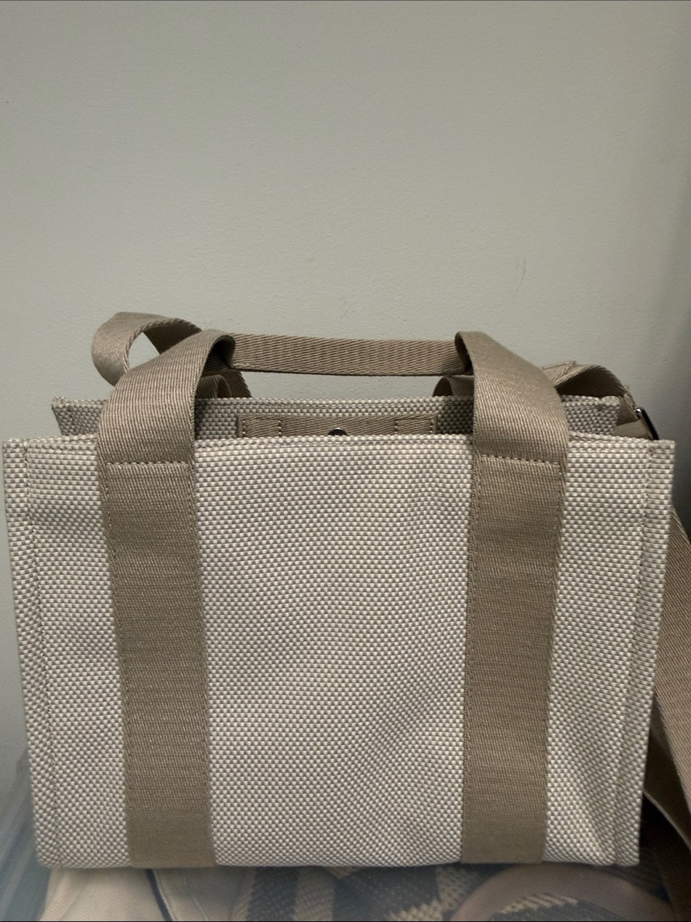 lululemon athletica Cream and Tan Canvas Tote - Picture 7 of 7